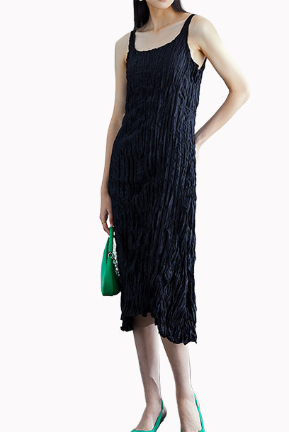 Pleats Please Crinkled Dress