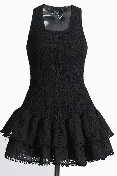 Broderie Mini Dress