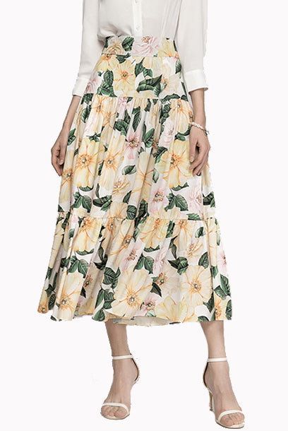 Camellia A-line Skirt