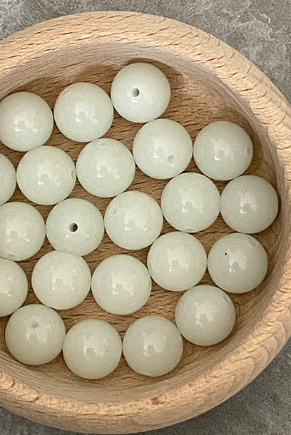 Cheongsam 旗袍 Glow in the Dark Beads Blue Knot Buttons