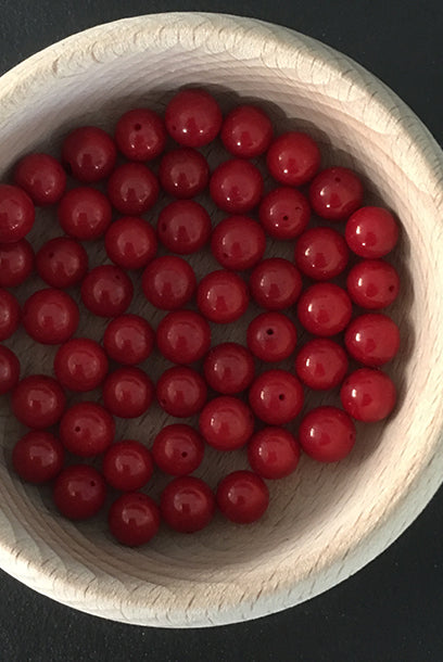 Cheongsam 旗袍 Red Coral Beads Knot Buttons