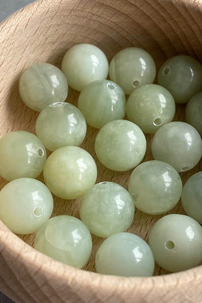 Cheongsam 旗袍 Light Green Jade Beads Knot Buttons
