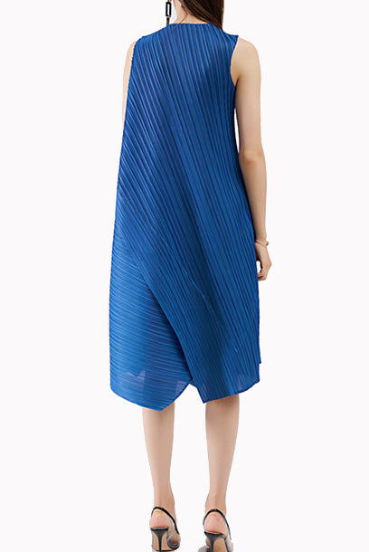Pleats Please Asymmetrical Dress