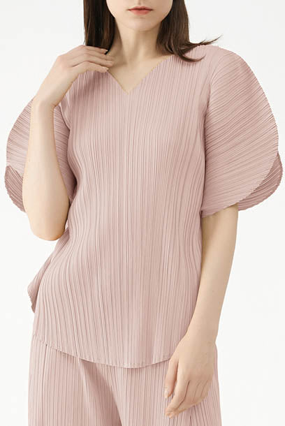 Pleats Please Raglan Sleeves Blouse