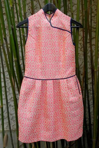 Purple Cloud Poofy Goofy Cheongsam Qipao