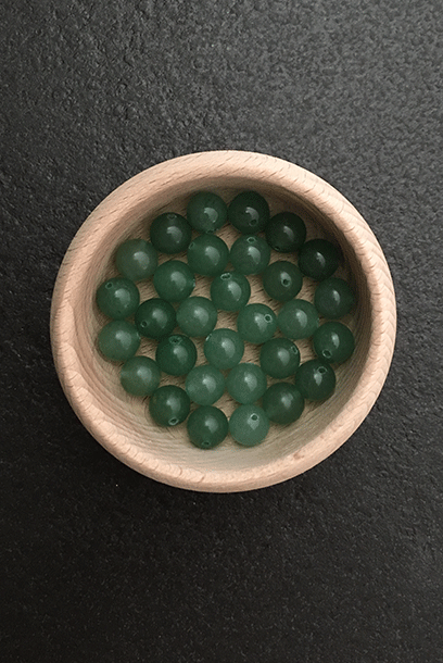 Cheongsam 旗袍 Natural Imperial Green Aventurine Gemstone Beads Knot Buttons