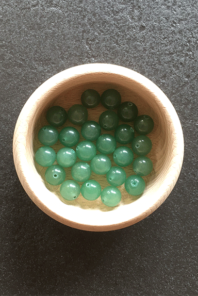 Cheongsam 旗袍 Natural Imperial Green Aventurine Gemstone Beads Knot Buttons