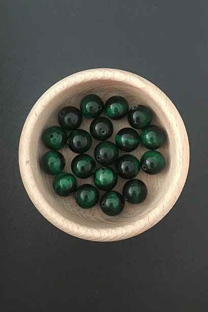 Cheongsam 旗袍 Natural Green Tiger's Eye Gemstone Beads Knot Buttons