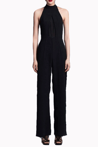 Halter Neck Playsuit Jumpsuit