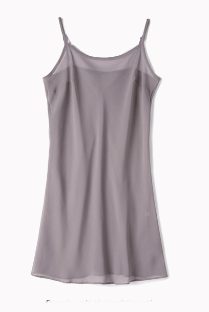 Pleated Layered Midi Grey Cocktail Dress