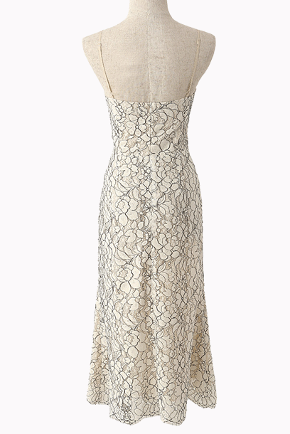 Spaghetti Straps Lace Dress