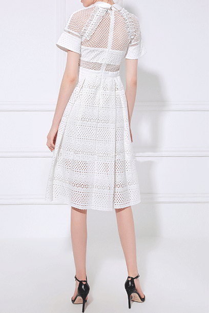 Raglan Sleeves Midi Dress