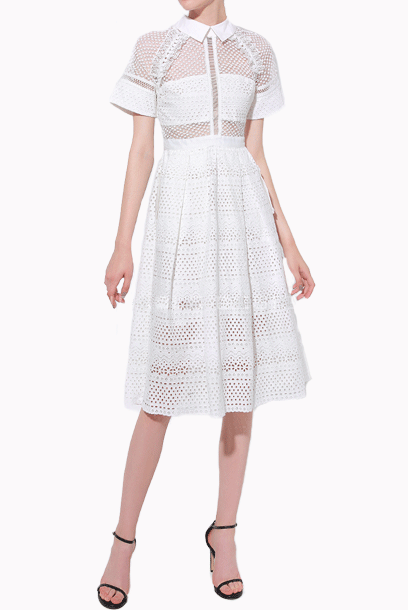 Raglan Sleeves Midi Dress