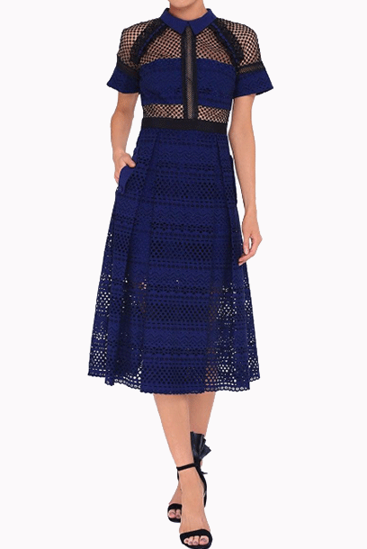 Raglan Sleeves Midi Dress