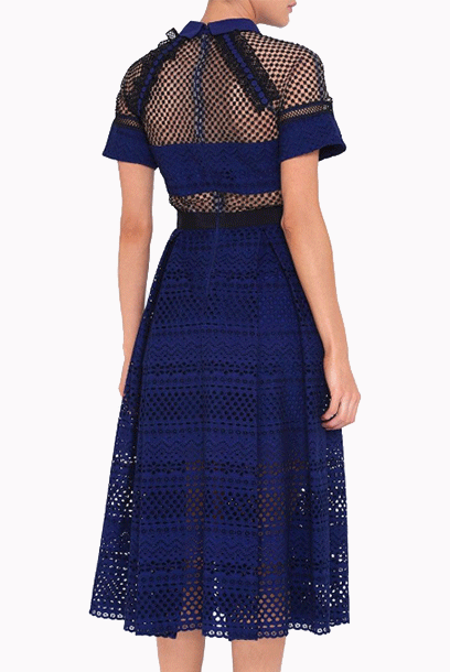 Raglan Sleeves Midi Dress