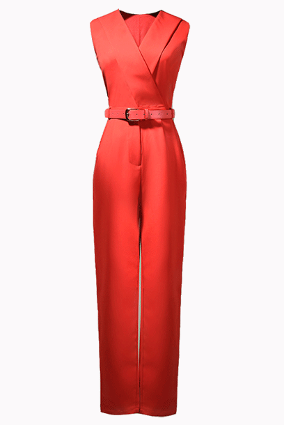 Victoria Lapel Tapered Playsuit Jumpsuit