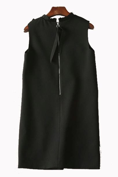 Sleeveless Patchwork A-line Dress
