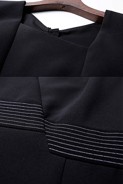 Sleeveless Asymmetrical Illusioned Pencil Dress