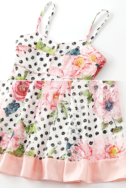 Sleeveless Floral Sequin Midi Dress