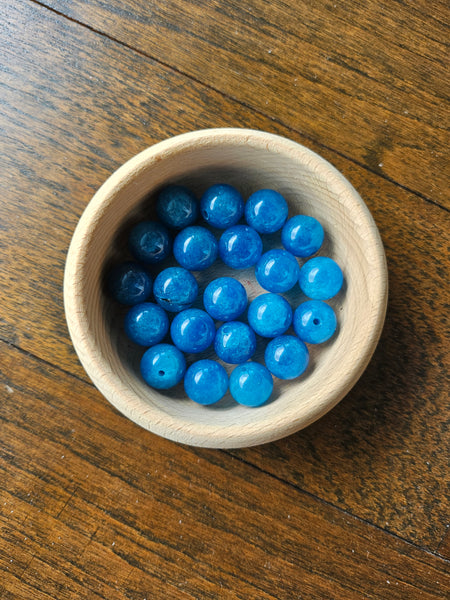 Cheongsam 旗袍 Ocean Blue Stone Beads Knot Buttons