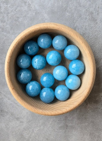 Cheongsam 旗袍 Blue Quartz Stone Beads Knot Buttons