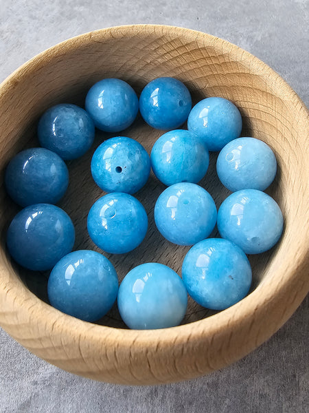 Cheongsam 旗袍 Blue Quartz Stone Beads Knot Buttons