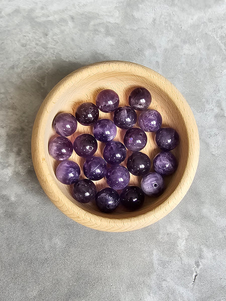 Cheongsam 旗袍 Purple Amethyst Crystal Beads Knot Buttons