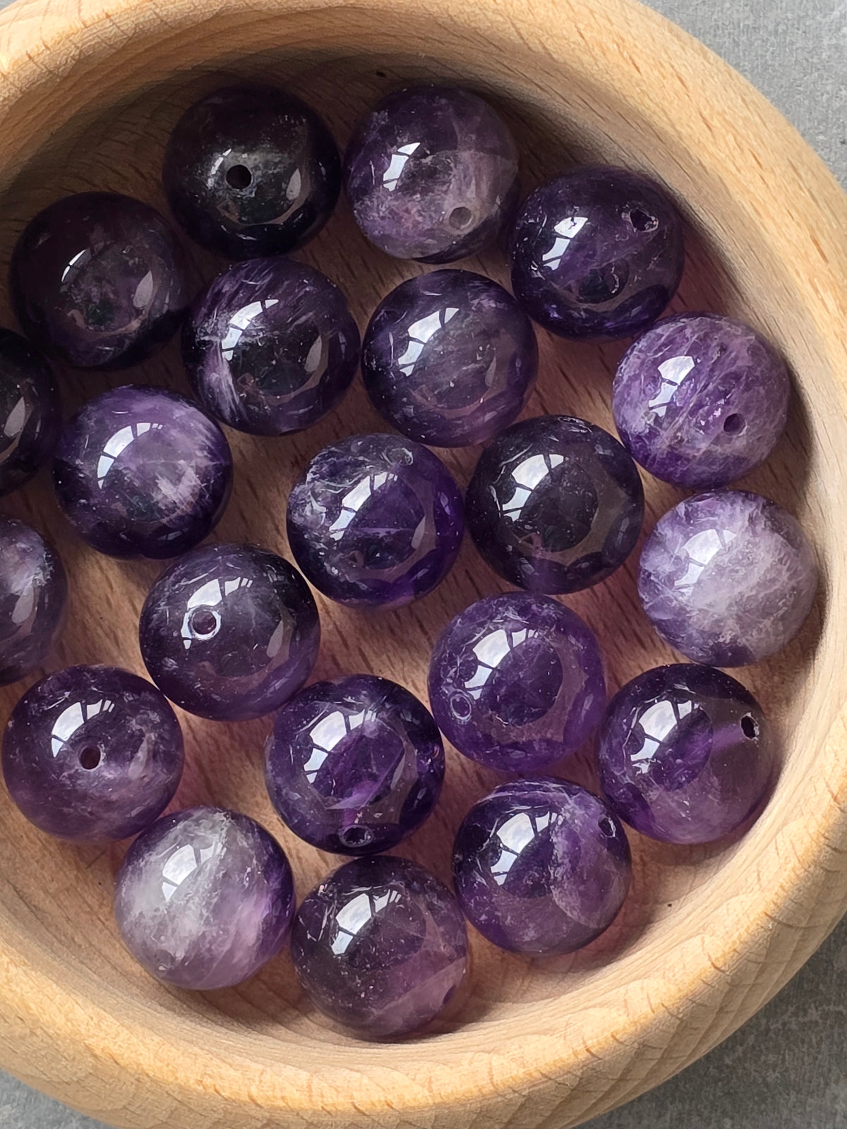 Cheongsam 旗袍 Purple Amethyst Crystal Beads Knot Buttons