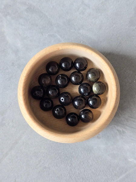 Cheongsam 旗袍 Black Gold Gemstone Beads Knot Buttons