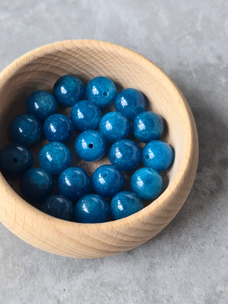 Cheongsam 旗袍 Ocean Blue Stone Beads Knot Buttons