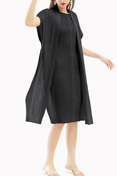 Pleats Please Cap Sleeves Dress