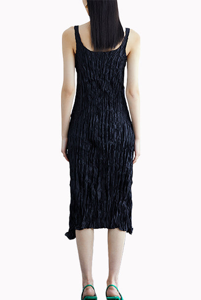Pleats Please Crinkled Dress