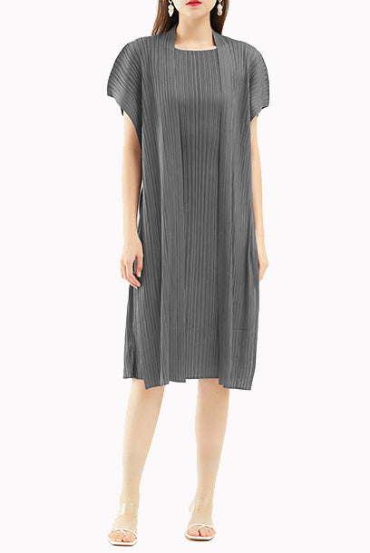 Pleats Please Cap Sleeves Dress