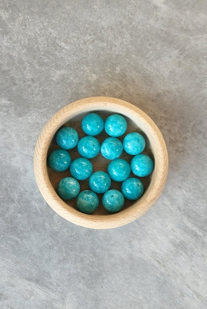 Cheongsam 旗袍 Blue Amazonite Stone Beads Knot Buttons