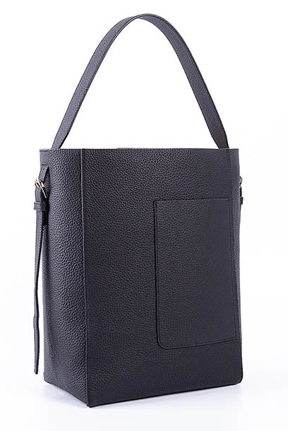 Bucket Calf Leather Tote Bag