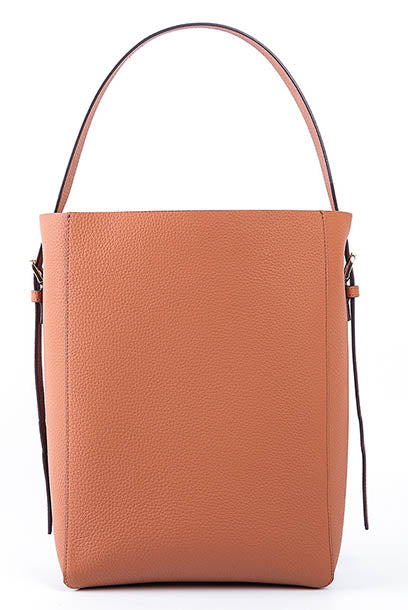 Bucket Calf Leather Tote Bag