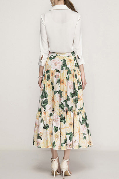 Camellia A-line Skirt