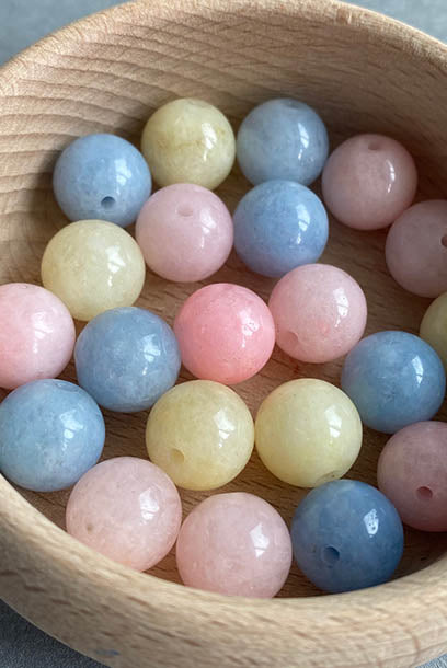 Cheongsam 旗袍 Candy Colours Jade Beads Knot Buttons