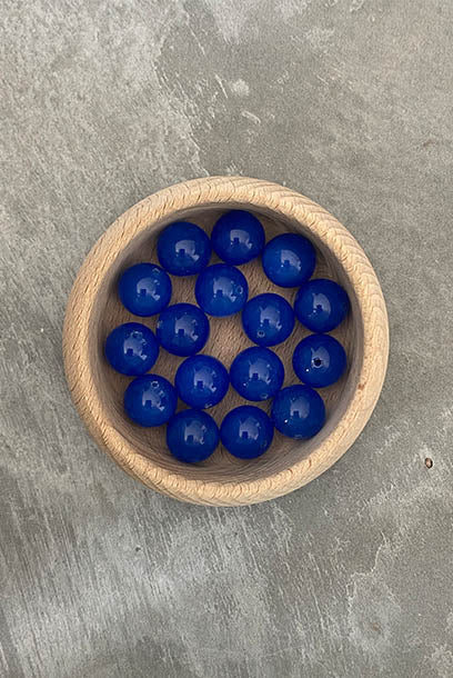 Cheongsam 旗袍 Blue Chalcedony Beads Knot Buttons
