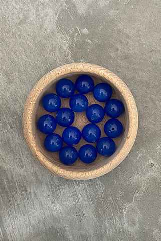 Cheongsam 旗袍 Blue Chalcedony Beads Knot Buttons