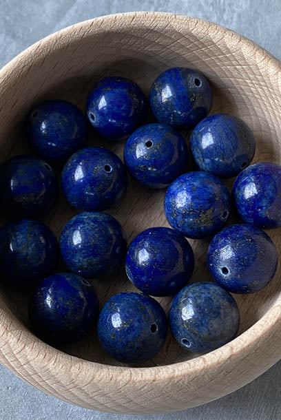 Cheongsam 旗袍 Blue Lapis Lazuli Beads Knot Buttons
