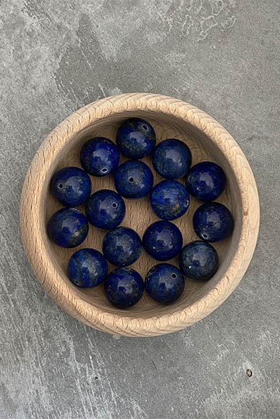 Cheongsam 旗袍 Blue Lapis Lazuli Beads Knot Buttons