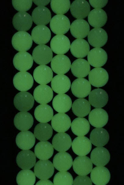 Cheongsam 旗袍 Glow in the Dark Beads Green Knot Buttons