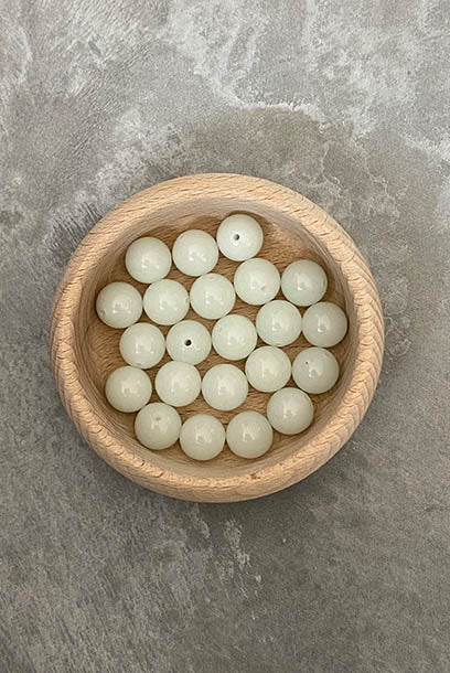 Cheongsam 旗袍 Glow in the Dark Beads Blue Knot Buttons