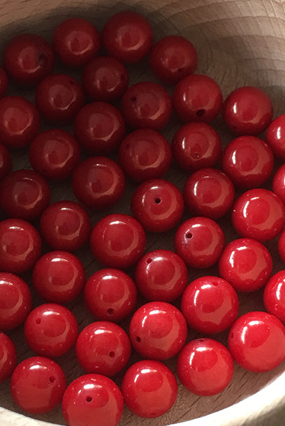 Cheongsam 旗袍 Red Coral Beads Knot Buttons