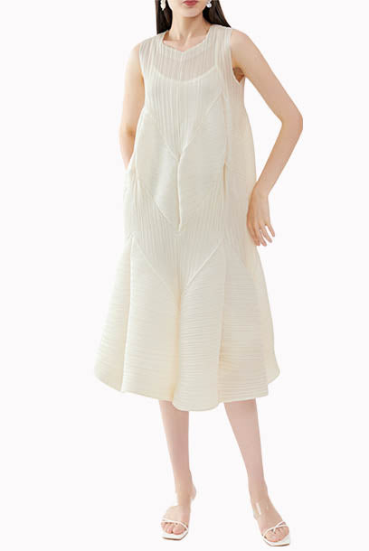 Pleats Please Midi Dress