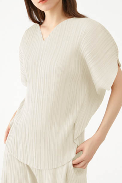 Pleats Please Raglan Sleeves Blouse