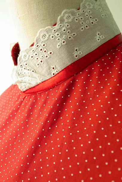 Purple Cloud Strawberry Shortcake Qipao Cheongsam