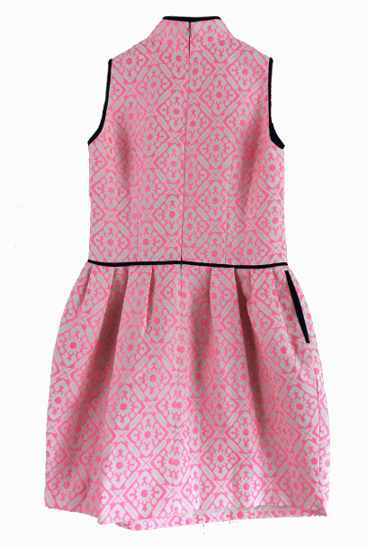 Purple Cloud Poofy Goofy Cheongsam Qipao