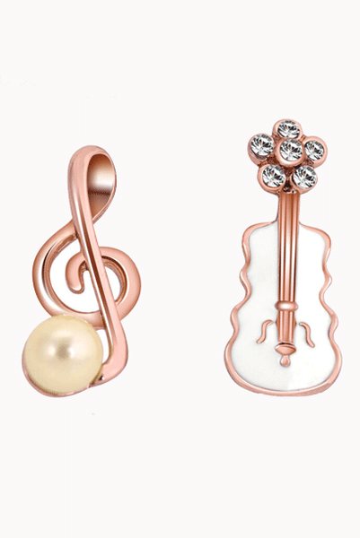 Instrument Rose Gold Earrings